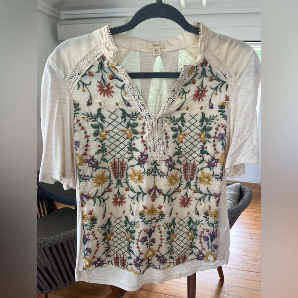 Tiny (anthropology) embroidered blouse